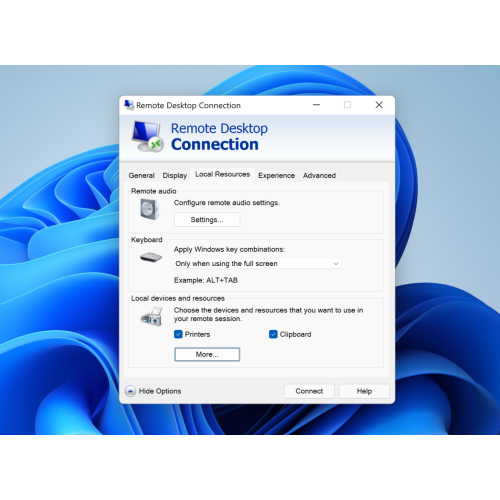 Настройка удаленного рабочего стола