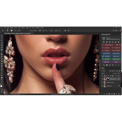 Встановлення Delicious Retouch